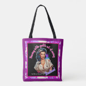 Pinup_ Verpleegkundige Badass Tote Bag (Achterkant)