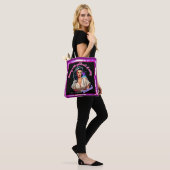 Pinup_ Verpleegkundige Badass Tote Bag (Op model)