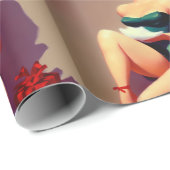 Pinup Woman #1 Verpakkingspapier Cadeaupapier (Rol Hoek)