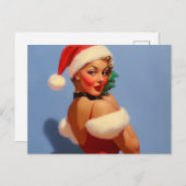 Pinup Woman #3 Briefkaart (Voorkant / Achterkant)