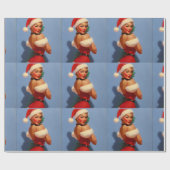 Pinup Woman #3 Verpakkingspapier Cadeaupapier (Vlak)