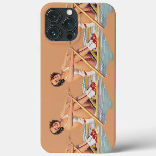 Pinup Women Rowing iPhone Case