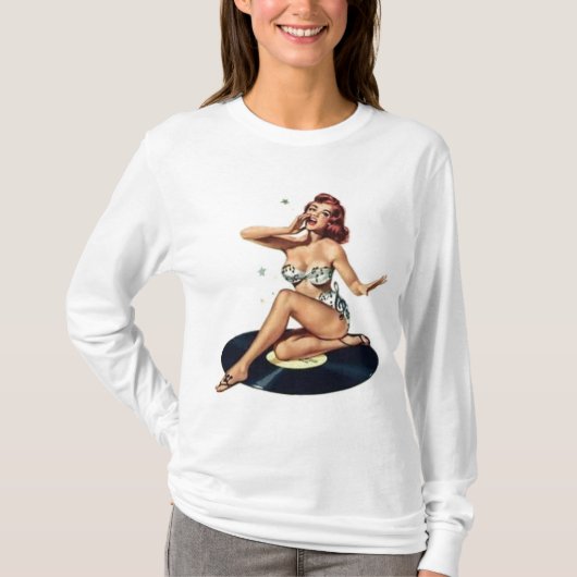 pinupdoll t-shirt (Voorkant)