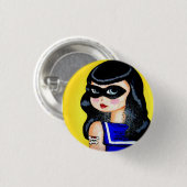 PinupGirl Ronde Button 3,2 Cm (Voorkant /achterkant)
