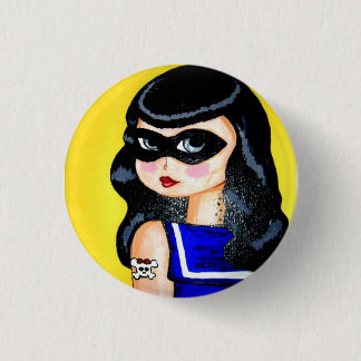 PinupGirl Ronde Button 3,2 Cm