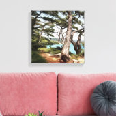 Pinus pinea Pine Tree Forest Painting Canvas Afdruk (Insitu (Woonkamer))