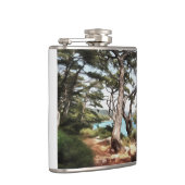 Pinus pinea Pine Tree Forest Painting Heupfles (Rechts)