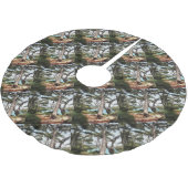 Pinus pinea Pine Tree Forest Painting Kerstboom Rok (Gekanteld)