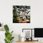 Pinus pinea Pine Tree Forest Painting Poster (Thuiskantoor)