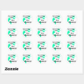 PinWeavleRun Ronde Sticker (Vel)