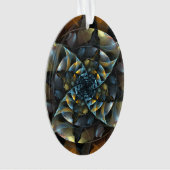 Pinwheel Abstract Art Acryl Ovaal Ornament (voorkant)