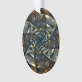 Pinwheel Abstract Art Acryl Ovaal Ornament (voorkant)