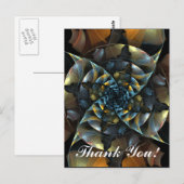 Pinwheel dank u Briefkaart (Voorkant / Achterkant)