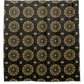 Pinwheel Gold Douchegordijn (Voorkant)