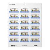 Pinwheel-label Etiket (Full Sheet)