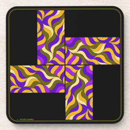 PINWHEEL MOD ONDERZETTER SET.