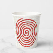 PINWHEEL MOSAIC-bekervel Papieren Bekers (Achterkant)