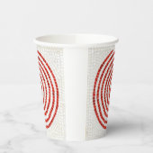 PINWHEEL MOSAIC-bekervel Papieren Bekers (Links)