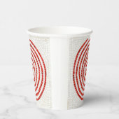 PINWHEEL MOSAIC-bekervel Papieren Bekers (Rechts)