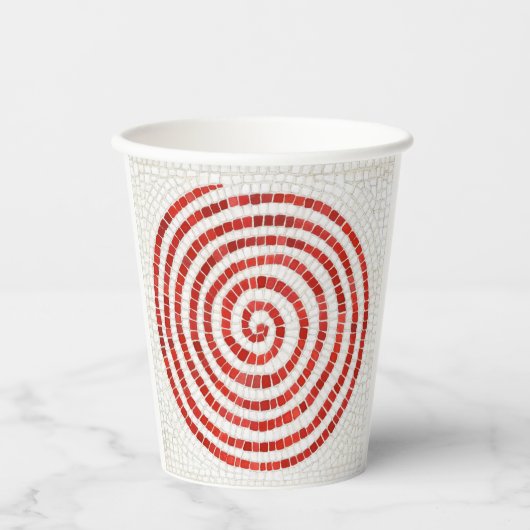 PINWHEEL MOSAIC-bekervel Papieren Bekers (Voorkant)