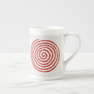 PINWHEEL MOSAIC Bone China Mok