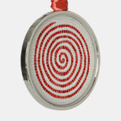 PINWHEEL MOSAIC Premium Round Ornament (Rechts)
