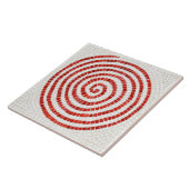 PINWHEEL MOZAÏEK 6 "Vierkante Keramische Tegel Tegeltje (Zijkant)