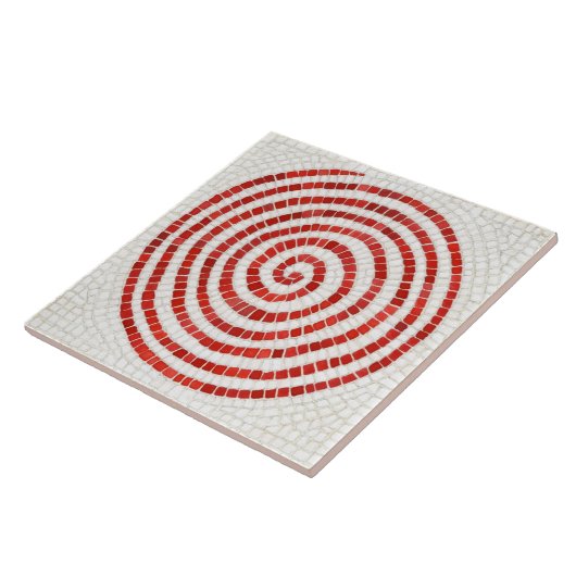 PINWHEEL MOZAÏEK 6 "Vierkante Keramische Tegel Tegeltje (Zijkant)