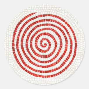 PINWHEEL MOZAÏEK Grote ronde Stickers