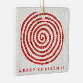 PINWHEEL MOZAÏEK Keramisch Vierkant Ornament + Tek (Rechts)