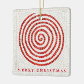 PINWHEEL MOZAÏEK Keramisch Vierkant Ornament + Tek (Links)