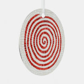 PINWHEEL MOZAÏEK Metaal Rond Ornament (Voorkant Rechts)