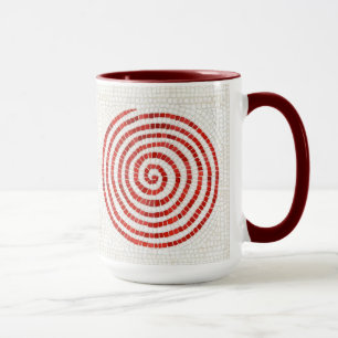 PINWHEEL MOZAÏEK Tall Maroon Combo Mok