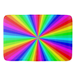 PINWHEEL RAINBOW BADMAT