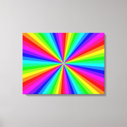 PINWHEEL RAINBOW CANVAS AFDRUK (Voorkant)