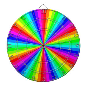 PINWHEEL RAINBOW DARTBORD