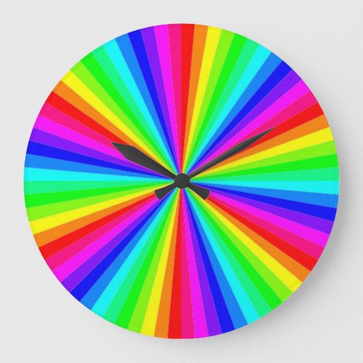 PINWHEEL RAINBOW GROTE KLOK (Voorkant)