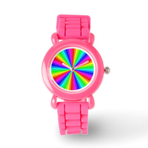PINWHEEL RAINBOW HORLOGE