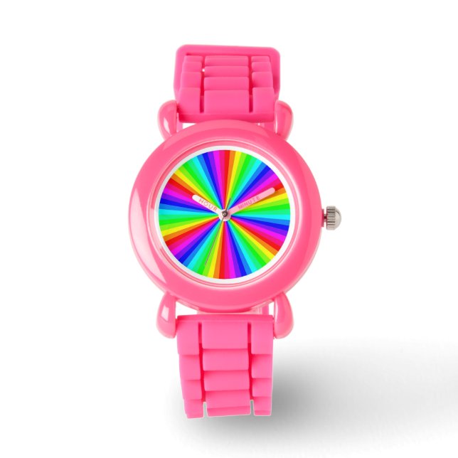 PINWHEEL RAINBOW HORLOGE (Voorkant)