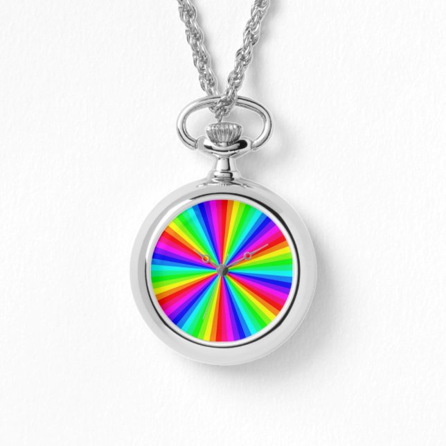 PINWHEEL RAINBOW HORLOGE (Voorkant)
