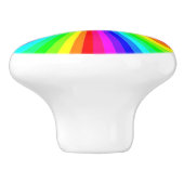 PINWHEEL RAINBOW KERAMISCHE KNOP (Zijkant)