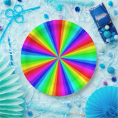 PINWHEEL RAINBOW PAPIEREN BORDJE (Feest)