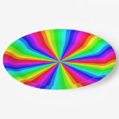 PINWHEEL RAINBOW PAPIEREN BORDJE (Gekanteld)