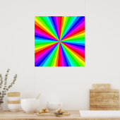 PINWHEEL RAINBOW POSTER (Keuken)