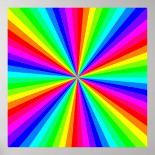 PINWHEEL RAINBOW POSTER