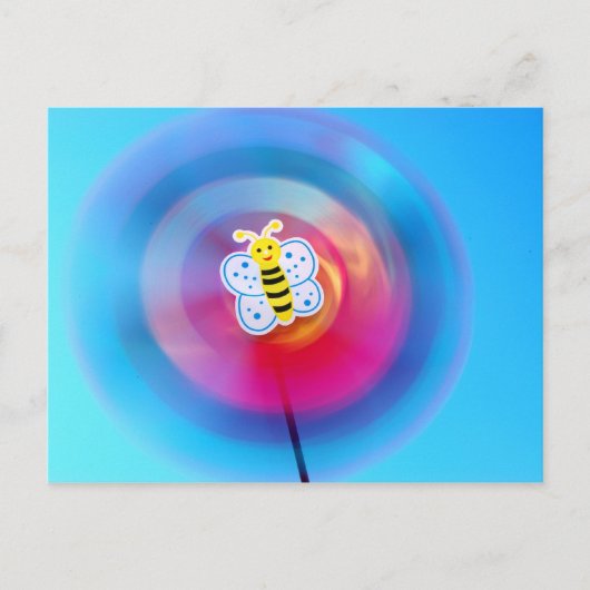 Pinwheel speelgoed briefkaart (Voorkant)