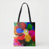 Pinwheel Splash Tote Bag (Voorkant)