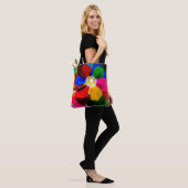 Pinwheel Splash Tote Bag (Op model)