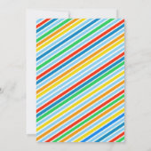 Pinwheel verjaardagsfeestuitnodiging kaart (Achterkant)