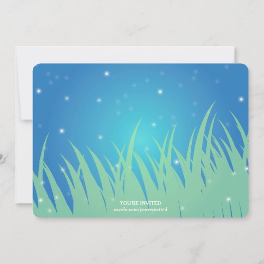  Pinwheels 4 juli Picnic Invitting Kaart (Achterkant)